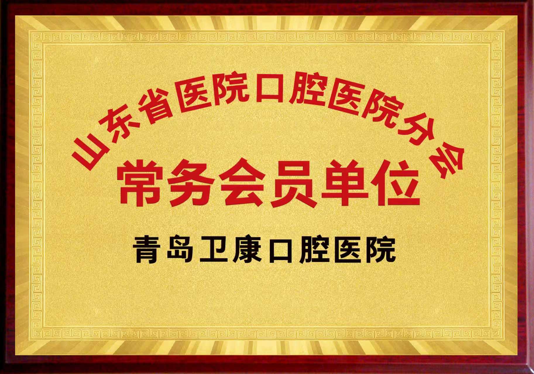 山东省医院口腔医院分会常务会员单位